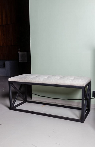 Банкетка «Cross bench» в стиле loft